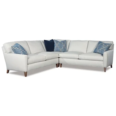 Modern Three Piece Corner Sectional Sofa
